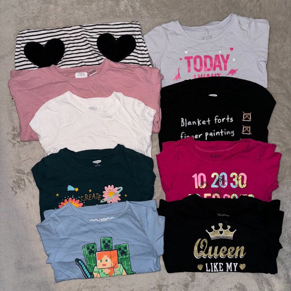 Graphic Shirt Lot Long Sleeve 5T